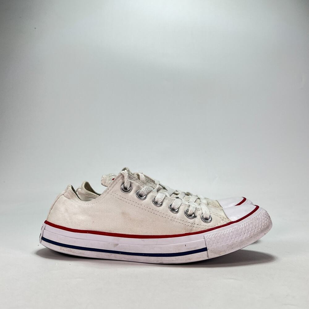 Converse Chuck Taylor All Star Low Optical White Sneakers M7652 Women's Size 7